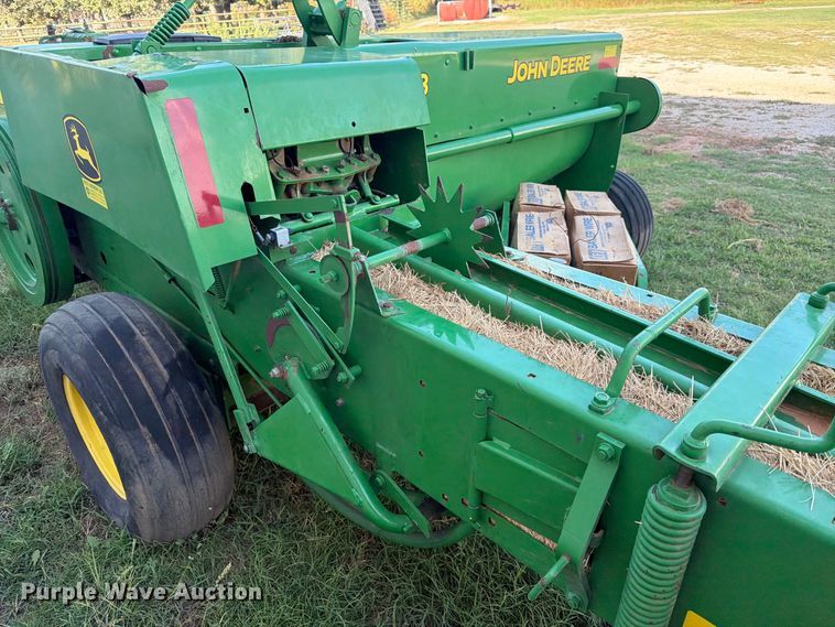 image for item EX0526 John Deere 348 small square baler