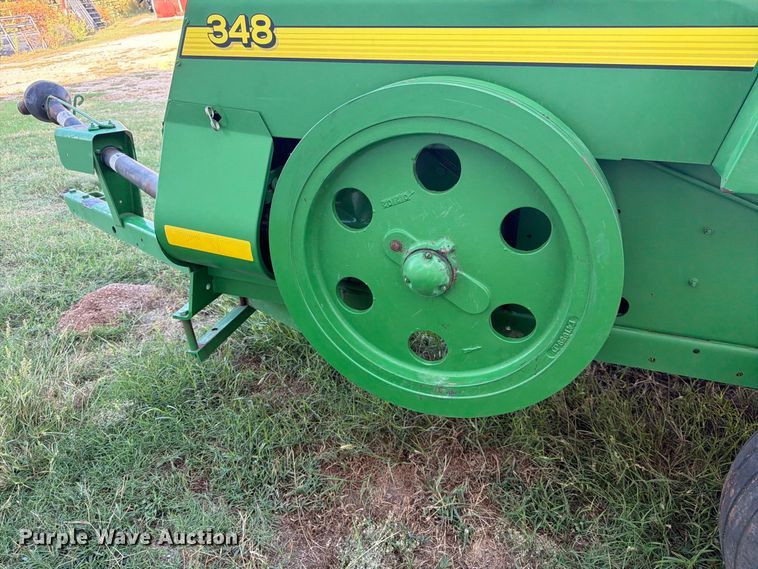 image for item EX0526 John Deere 348 small square baler