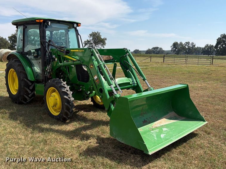 image for item EX0527 2021 John Deere 5065E MFWD tractor