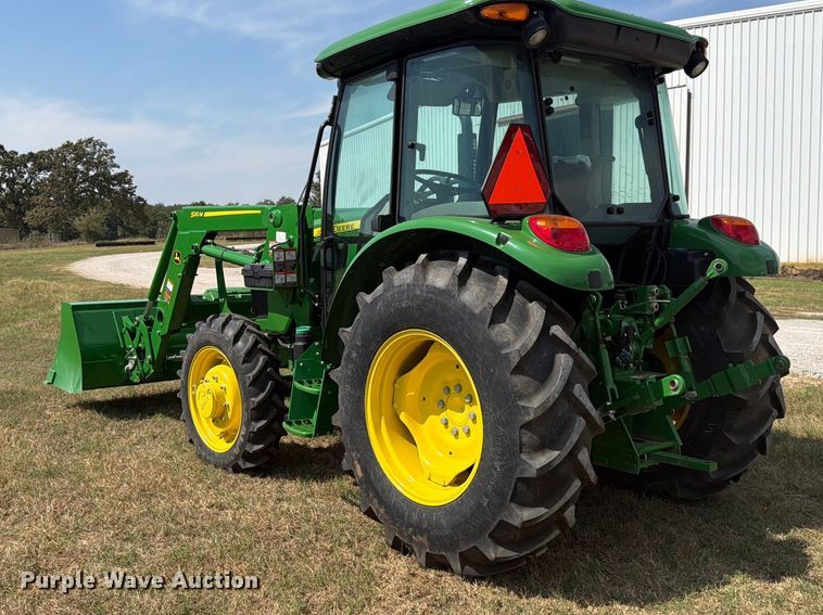 image for item EX0527 2021 John Deere 5065E MFWD tractor