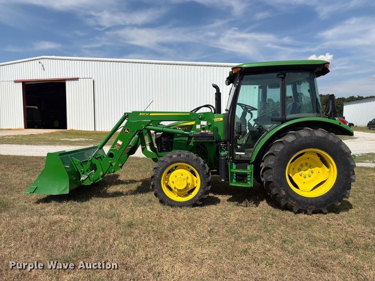 image for item EX0527 2021 John Deere 5065E MFWD tractor