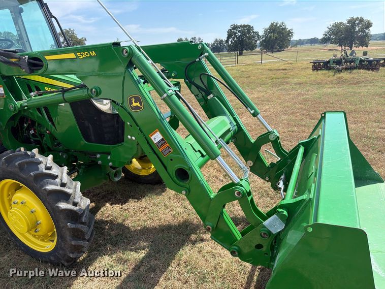 image for item EX0527 2021 John Deere 5065E MFWD tractor