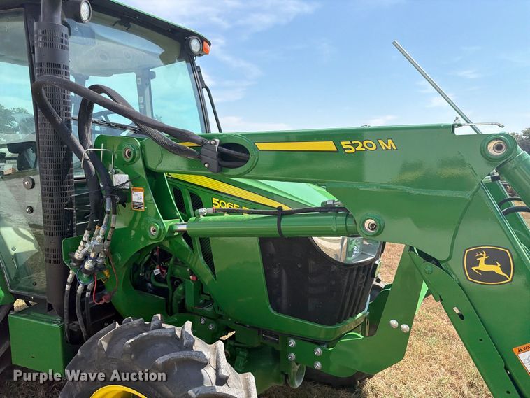 image for item EX0527 2021 John Deere 5065E MFWD tractor