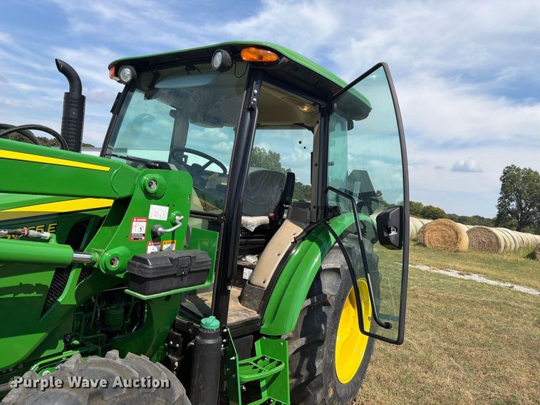 image for item EX0527 2021 John Deere 5065E MFWD tractor