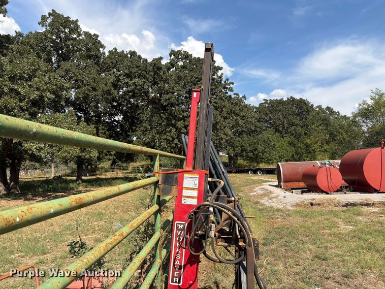 image for item EX0528 Worksaver hydraulic post driver