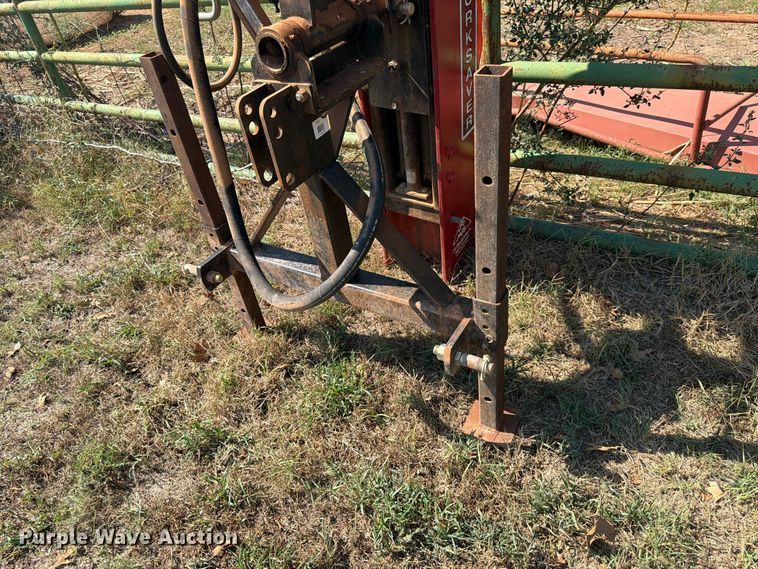 image for item EX0528 Worksaver hydraulic post driver