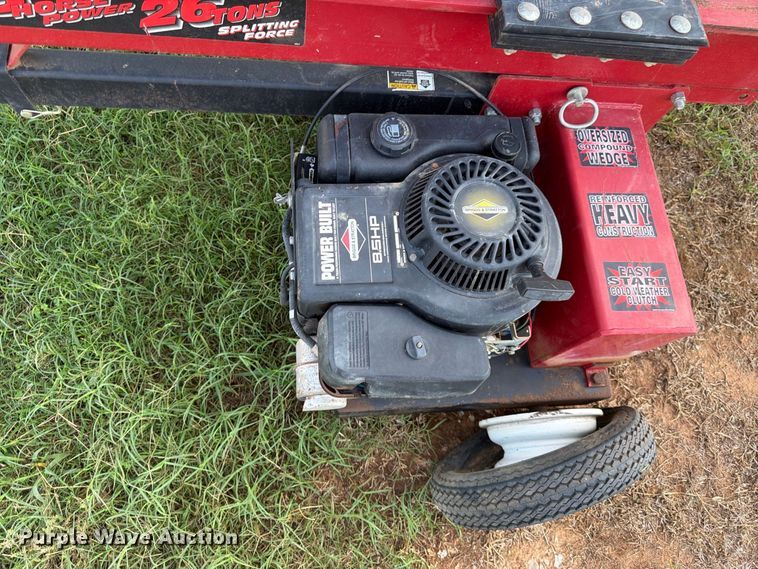 image for item EX0529 Swisher LS8526 log splitter