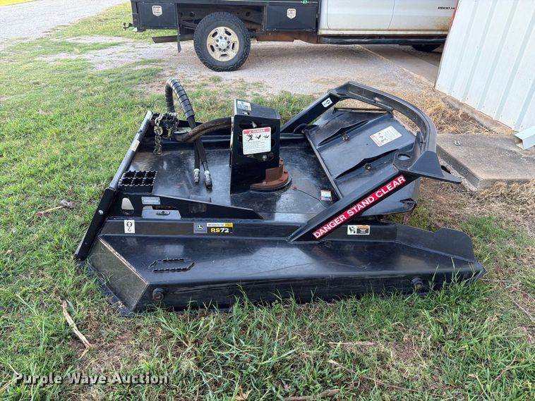 image for item EX0531 John Deere RS72 skid steer brush mower