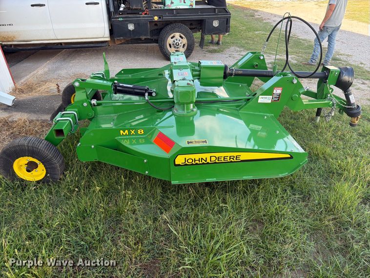 image for item EX0532 John Deere MX8 rotary mower