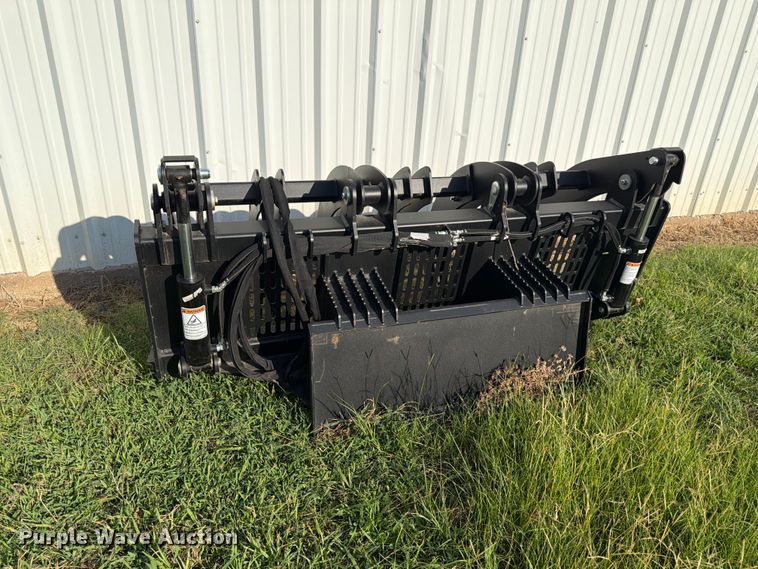 image for item EX0536 Quick attach skid steer grapple bucket