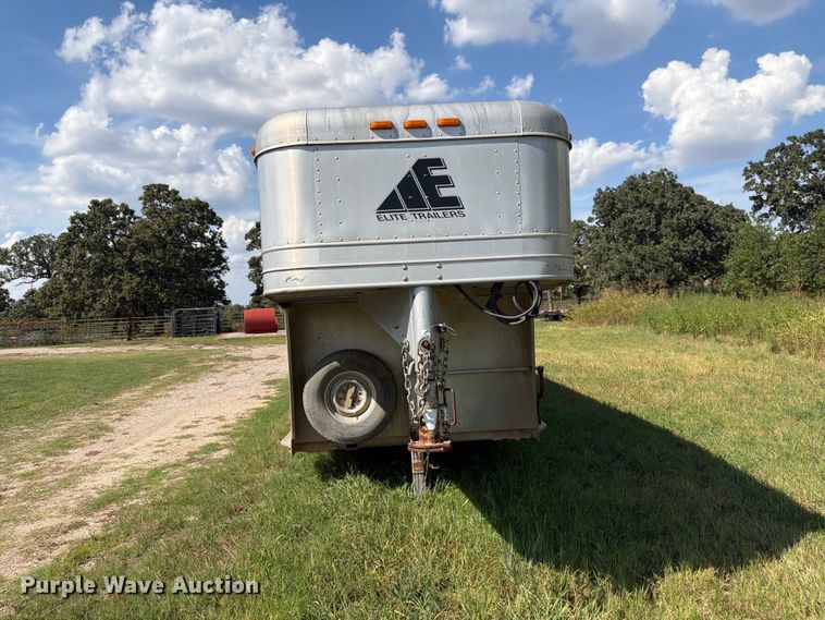 image for item EX0540 2006 Elite trailers livestock trailer