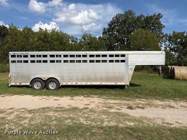 image for item EX0540 2006 Elite trailers livestock trailer