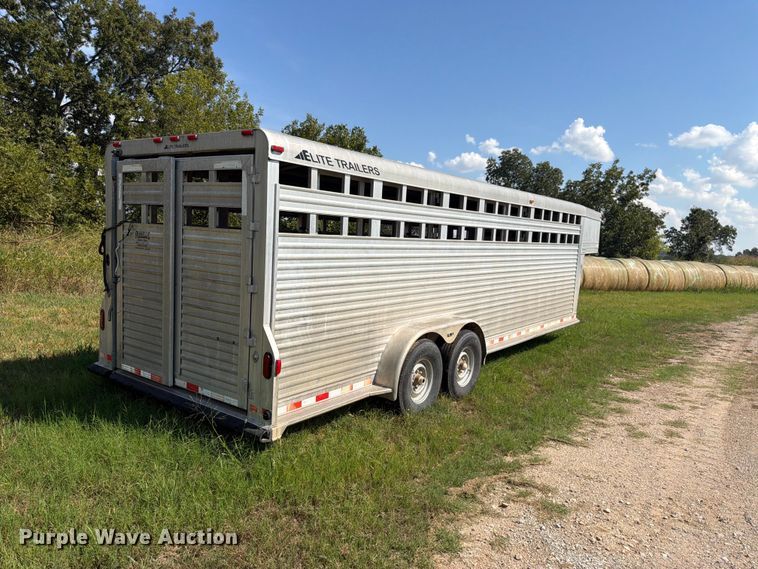 image for item EX0540 2006 Elite trailers livestock trailer