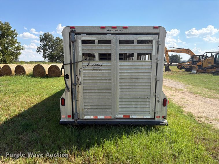 image for item EX0540 2006 Elite trailers livestock trailer