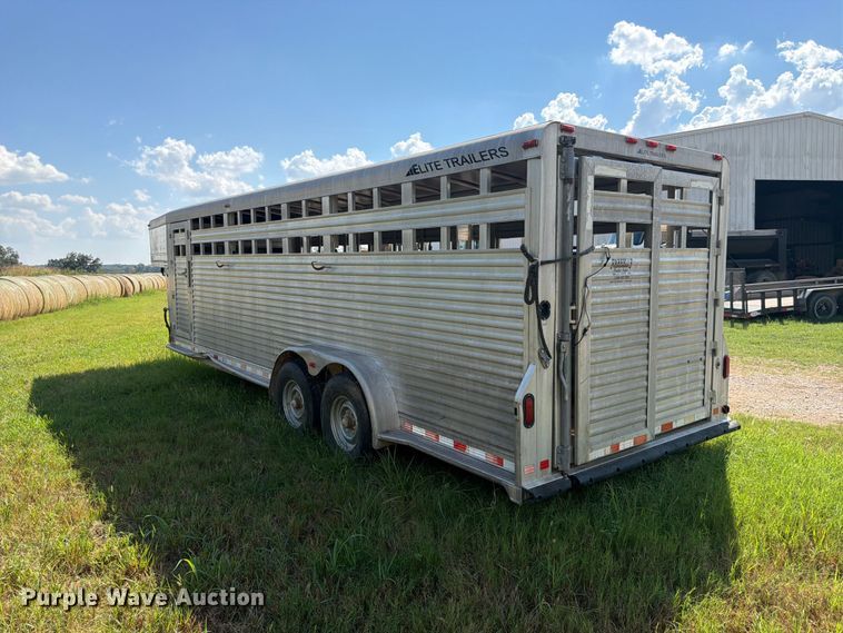 image for item EX0540 2006 Elite trailers livestock trailer
