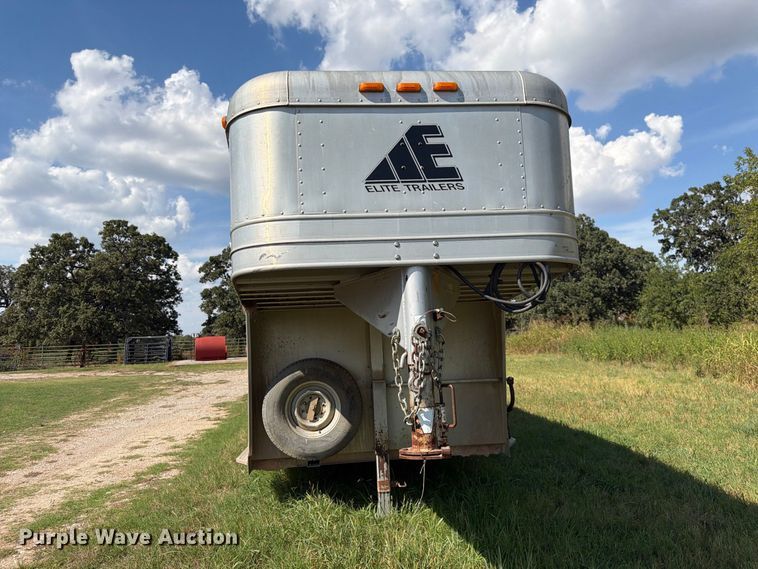 image for item EX0540 2006 Elite trailers livestock trailer