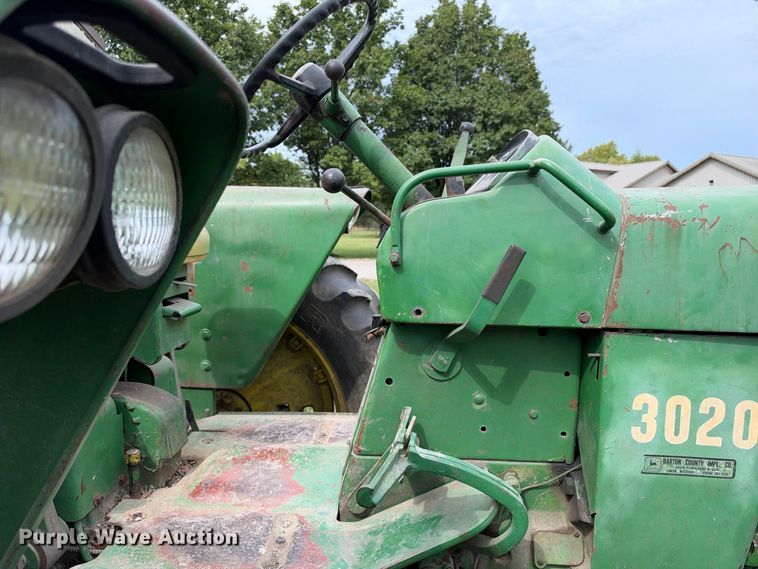 image for item EX2322 1965 John Deere 3020 tractor