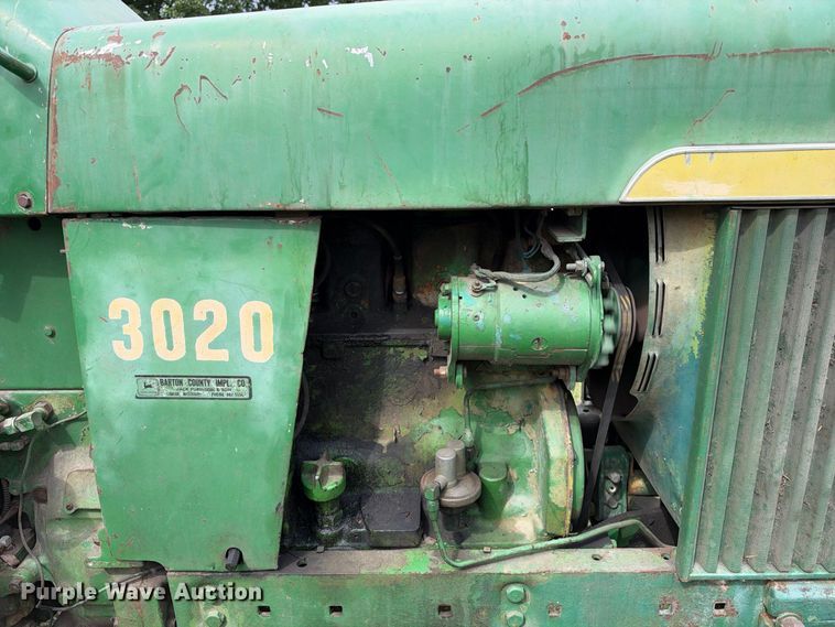 image for item EX2322 1965 John Deere 3020 tractor