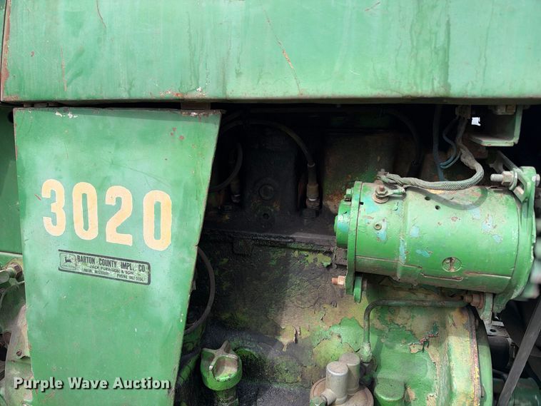 image for item EX2322 1965 John Deere 3020 tractor