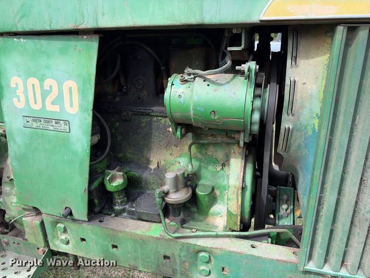 image for item EX2322 1965 John Deere 3020 tractor