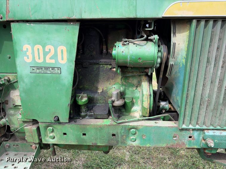 image for item EX2322 1965 John Deere 3020 tractor
