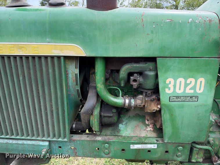 image for item EX2322 1965 John Deere 3020 tractor