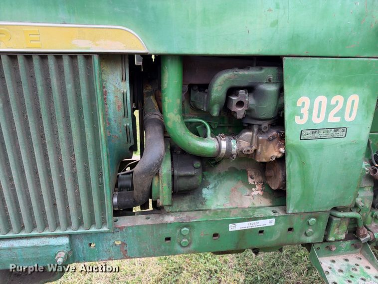 image for item EX2322 1965 John Deere 3020 tractor