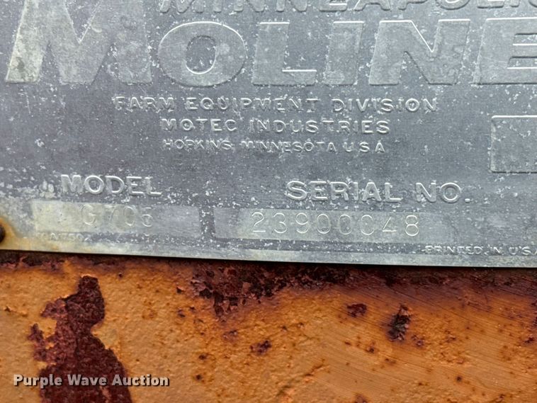 image for item FB6953 Minneapolis Moline G705 