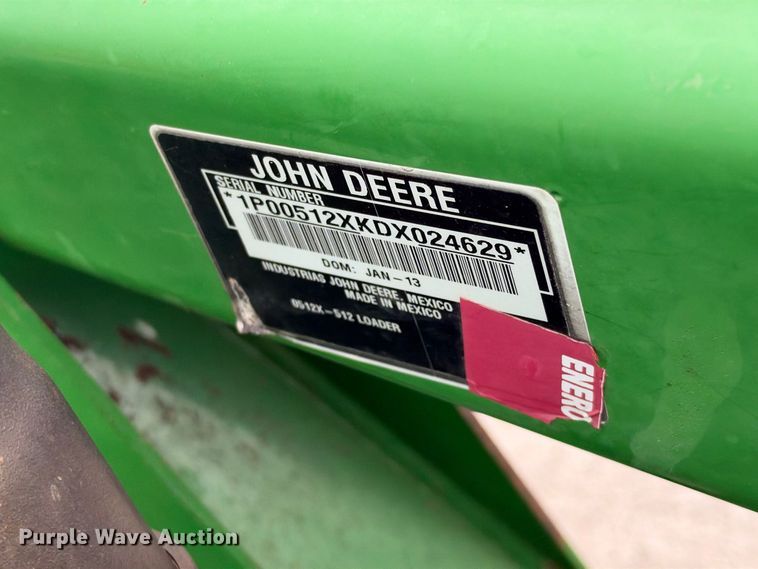image for item FB8377 2012 John Deere 5055D tractor