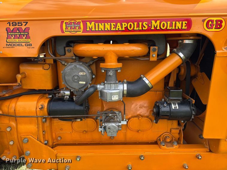 image for item FB8975 1958 Minneapolis Moline GB tractor