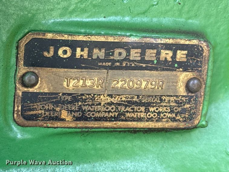image for item FB8976 1969 John Deere 4020 tractor