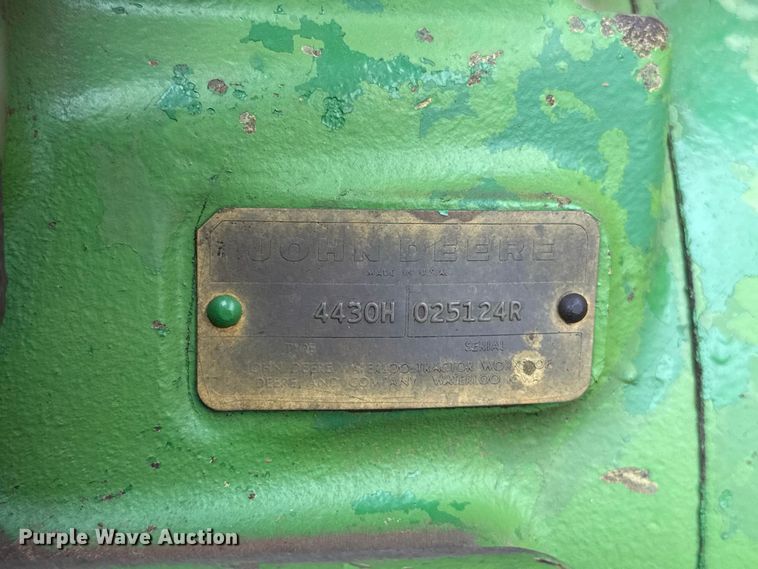 image for item FC4442 1974 John Deere 4430H tractor