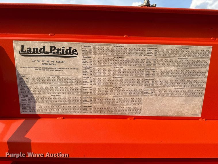 image for item FC4443 Land Pride seeder