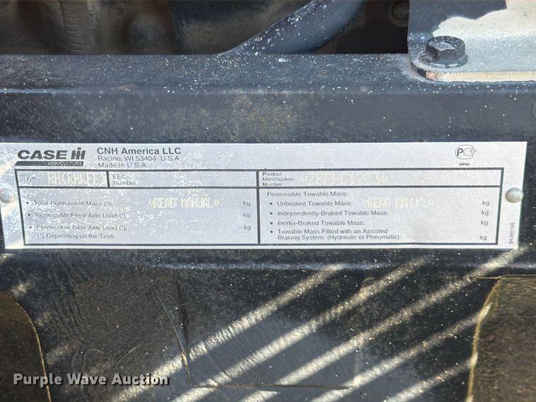 image for item FK3827 2011 Case IH 210 Magnum MFWD tractor