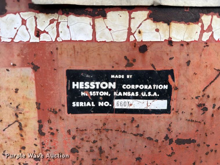 image for item FN2624 Hesston 6600 swather / windrower