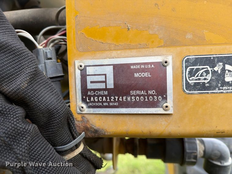 image for item FN2627 AGCO RoGator 1274 sprayer