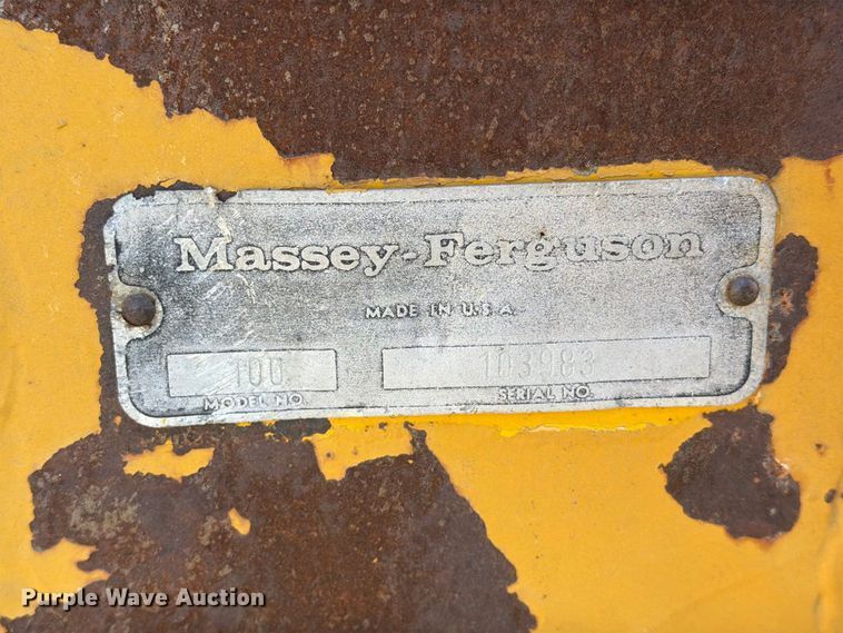 image for item FN2629 1972 Massey Ferguson MF 31 industrial tractor