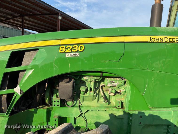 image for item FT6329 2007 John Deere 8230 MFWD tractor