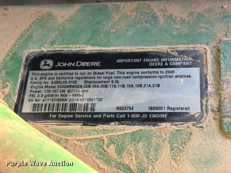 image for item FT6329 2007 John Deere 8230 MFWD tractor