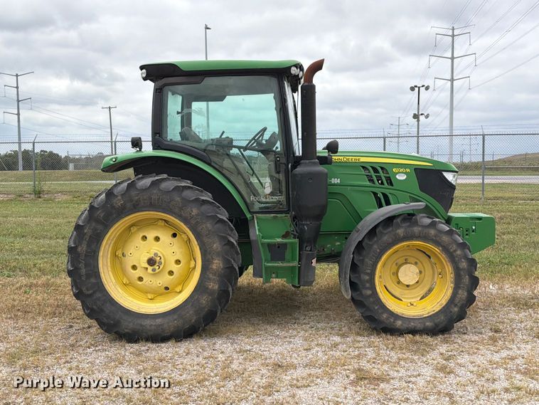 image for item FT6382 2015 John Deere 6120R MFWD tractor