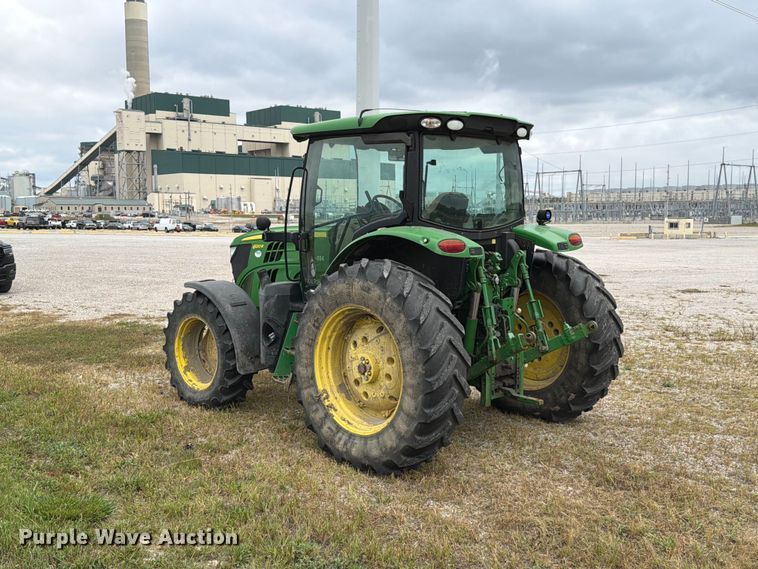 image for item FT6382 2015 John Deere 6120R MFWD tractor