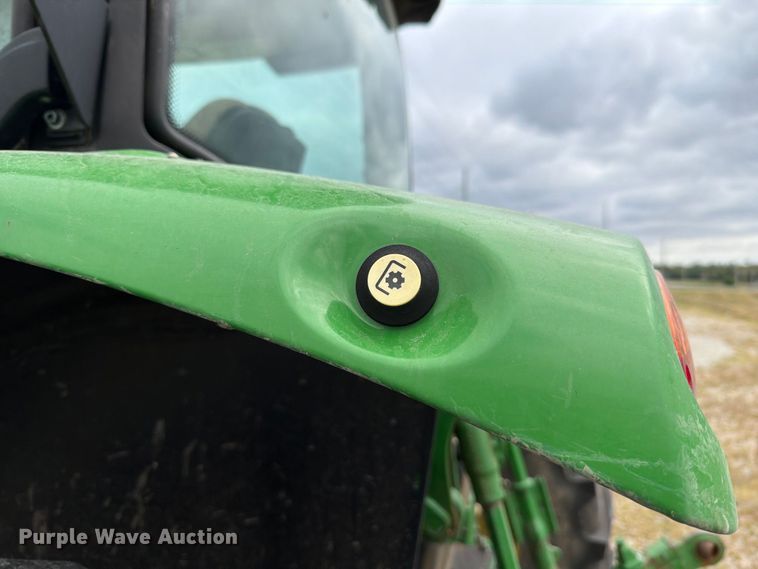 image for item FT6382 2015 John Deere 6120R MFWD tractor