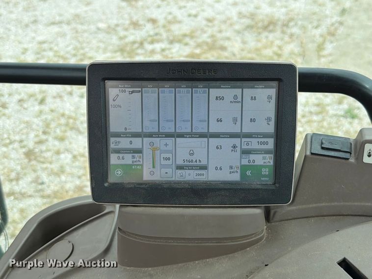 image for item FT6382 2015 John Deere 6120R MFWD tractor