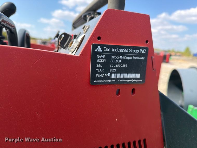 image for item NC9946 2024 Erie Industries SCL850 compact utility loader