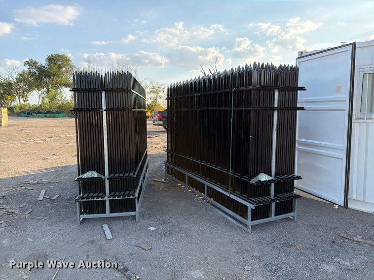 image for item NC9989 (88) 10' Wrought Iron Site Fence