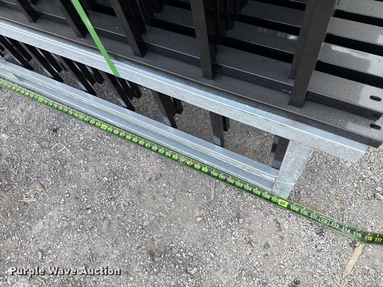 image for item NC9989 (88) 10' Wrought Iron Site Fence