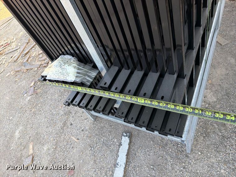 image for item NC9989 (88) 10' Wrought Iron Site Fence