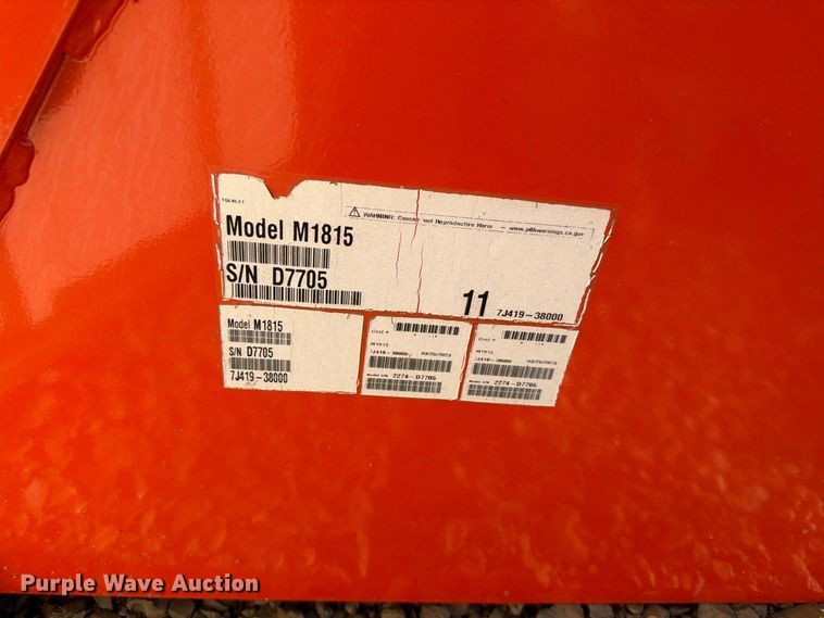 image for item NF9735 Kubota M1815 skid steer bucket