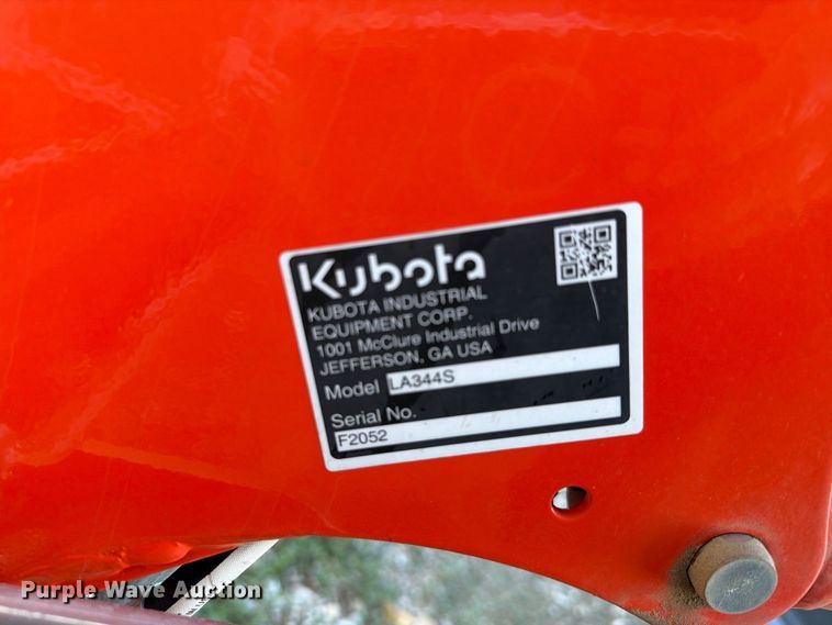 image for item NF9736 Kubota LA344S loader