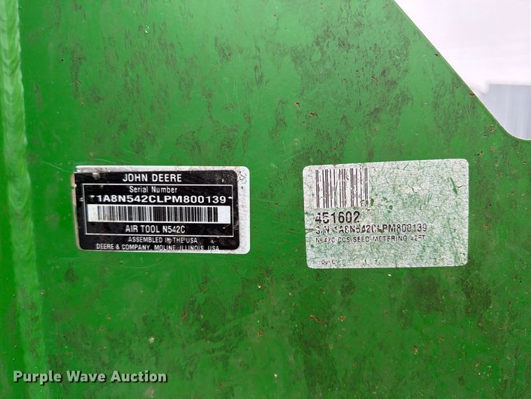 image for item YA5150 2023 John Deere N542C no-till air seeder